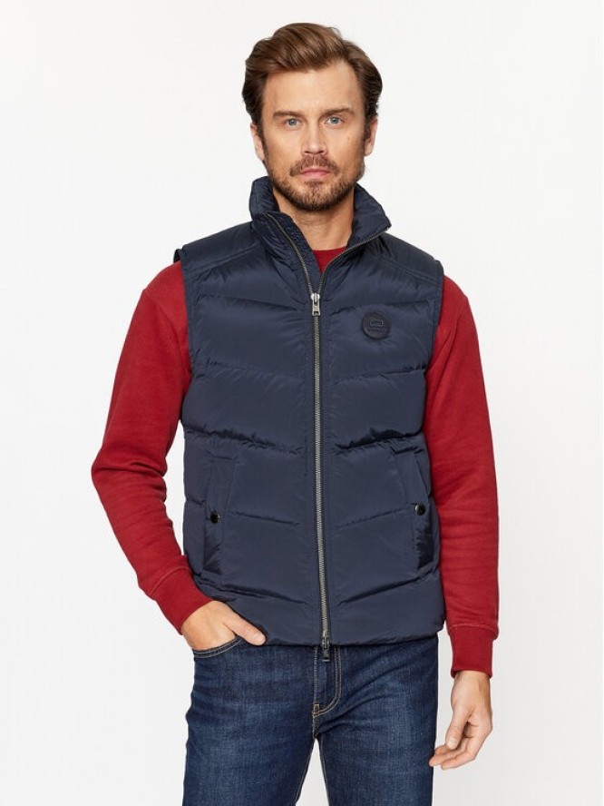 Woolrich Kamizelka Premium CFWOOU0776MRUT3515 Granatowy Regular Fit