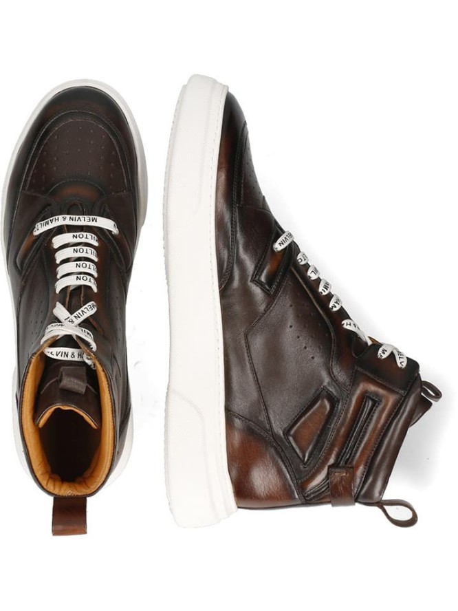 MELVIN & HAMILTON Skórzane sneakersy "Harvey 51" w kolorze brązowym rozmiar: 42