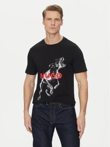 Hugo T-Shirt Deyladec 50530607 Czarny Oversize