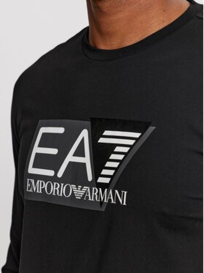 EA7 Emporio Armani Longsleeve 3DPT64 PJ03Z 1200 Czarny Regular Fit