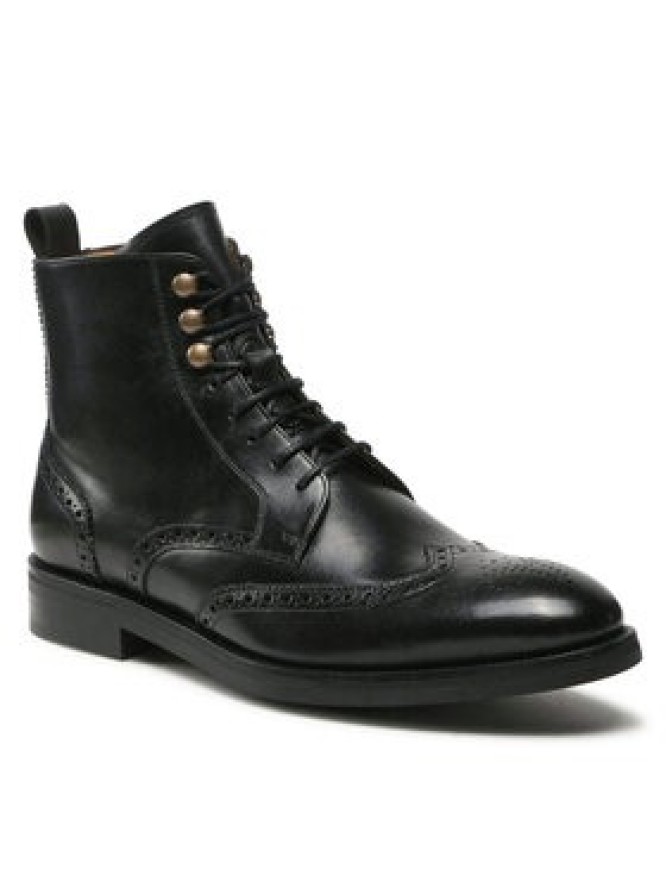 Lord Premium Kozaki Boots Brogues 5601 Czarny