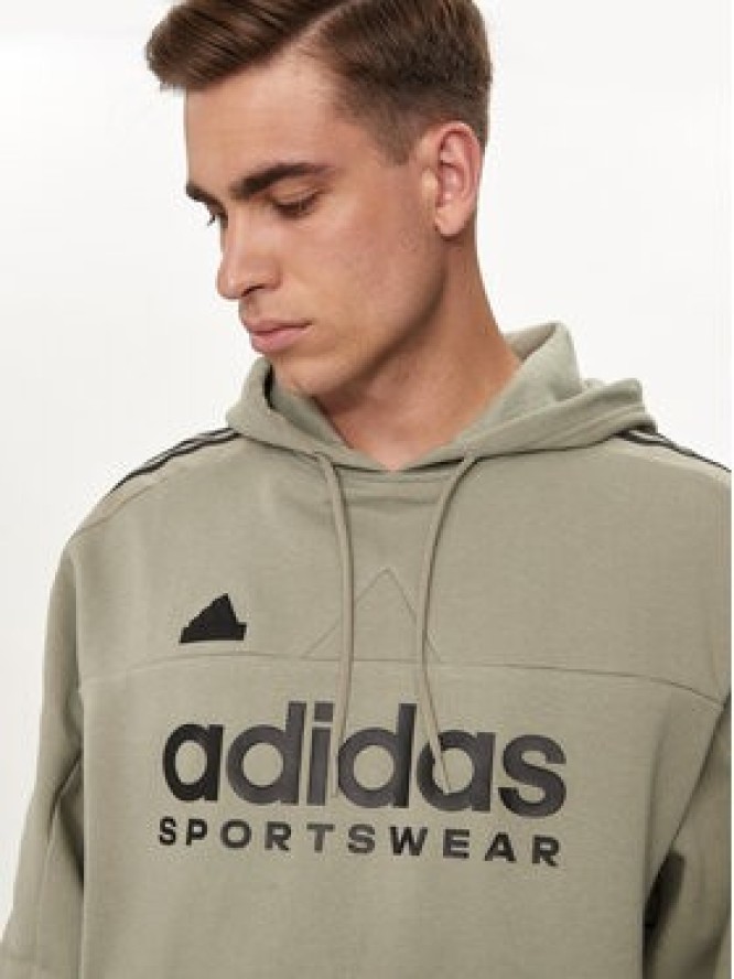 adidas Bluza House of Tiro IV8125 Zielony Relaxed Fit