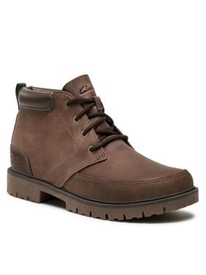 Clarks Trapery Rossdale Mid 261734537 Brązowy