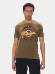 Aeronautica Militare T-Shirt 251TS2414J641 Khaki Regular Fit