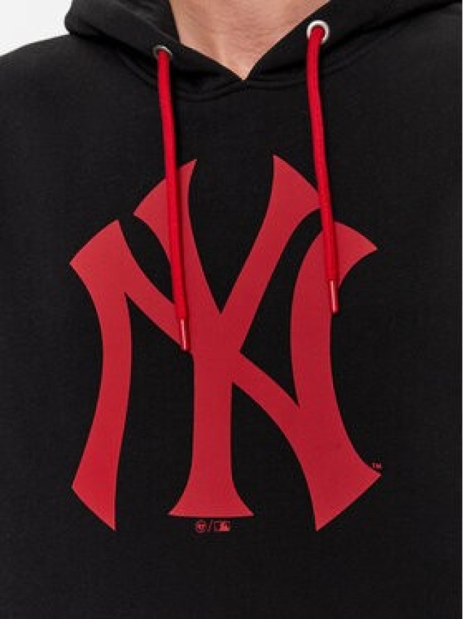 47 Brand Bluza New York Yankees BB017PEMIBR601131JK Czarny Regular Fit