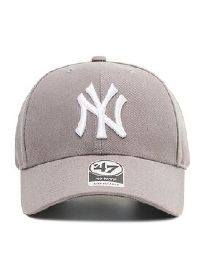 47 Brand Czapka z daszkiem Mlb New York Yankees B-MVPSP17WBP-DY Szary