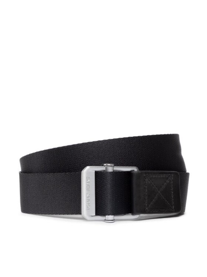 Tommy Jeans Pasek Męski Tjm New Reversible Webbing 3.5 AM0AM09005 Czarny