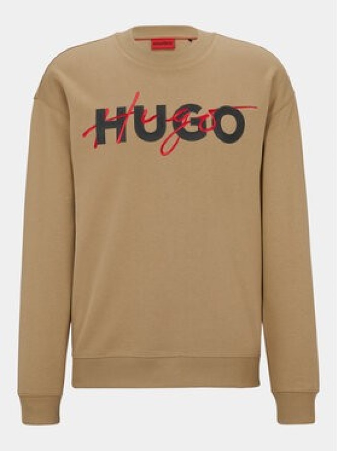 Hugo Bluza Droyko 50494558 Brązowy Relaxed Fit