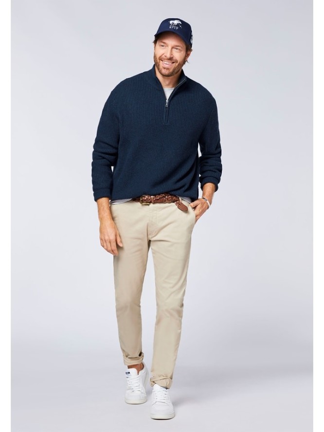 Polo Sylt Sweter w kolorze granatowym rozmiar: M