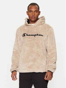 Champion Bluza 220445 Beżowy Loose Fit