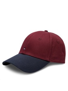 Tommy Hilfiger Czapka z daszkiem Th Flag Cap AM0AM11478 Czerwony