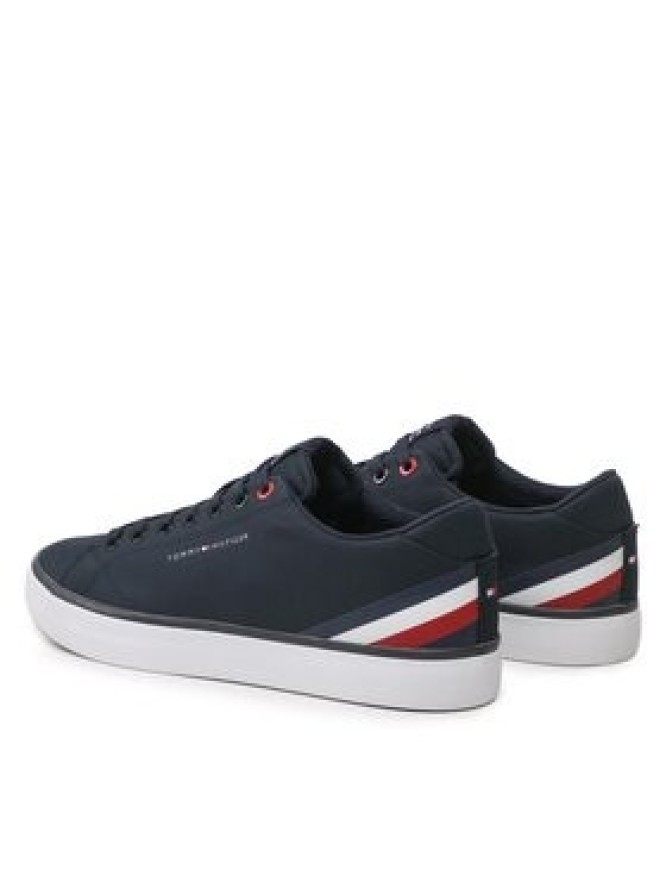 Tommy Hilfiger Tenisówki Hi Vulc Core Low Stripes FM0FM04735 Granatowy