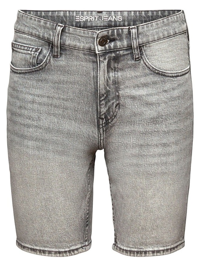 ESPRIT Szorty dżinsowe w kolorze szarym rozmiar: W30