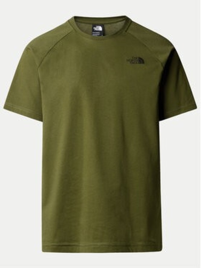 The North Face T-Shirt NF0A87NU Zielony Regular Fit