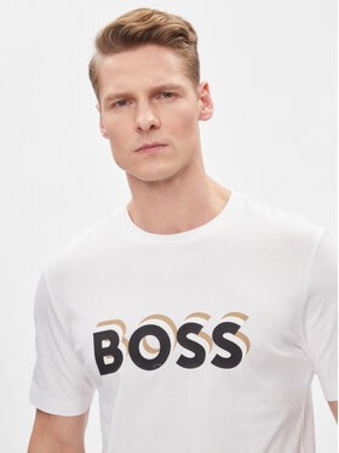 Boss T-Shirt Tiburt 427 50506923 Biały Regular Fit