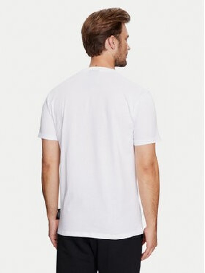 Plein Sport T-Shirt FADC MTK7542 STE003N Biały Slim Fit