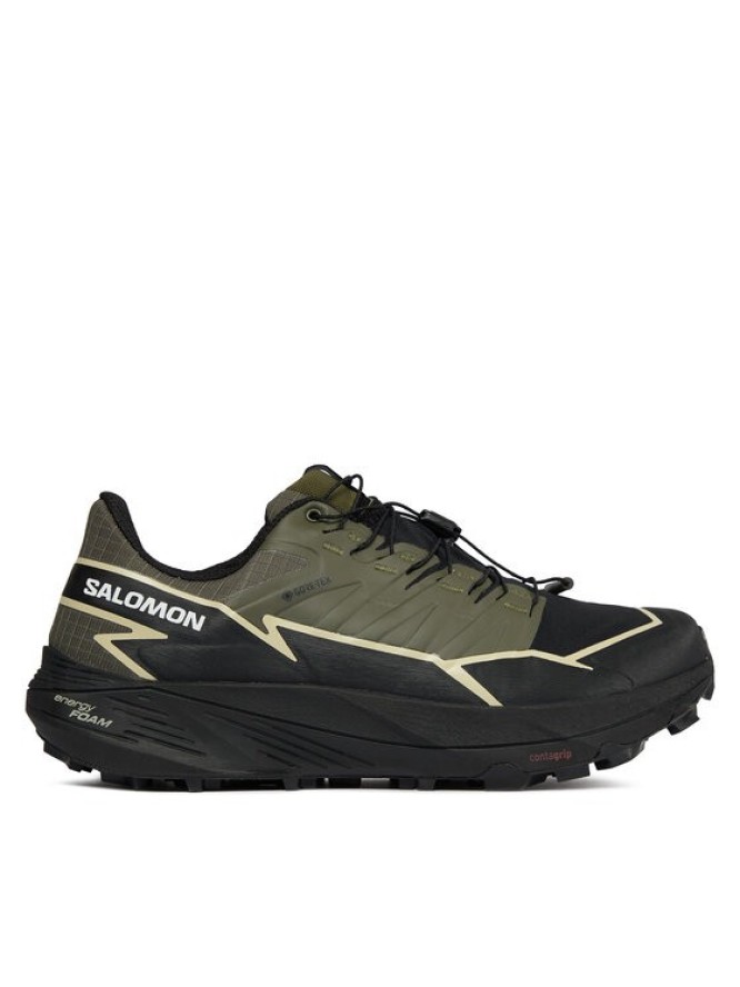 Salomon Buty do biegania Thundercross GORE-TEX L47383400 Zielony