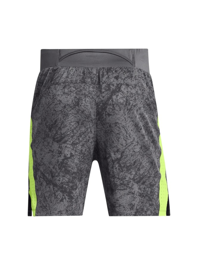 Spodenki do biegania męskie Under Armour UA Launch Pro 7'' Printed Shorts - szare