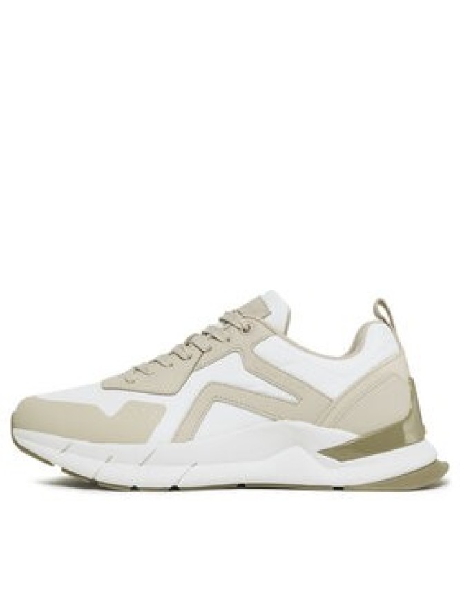 Calvin Klein Sneakersy Low Top Lace Up Mix HM0HM00867 Beżowy