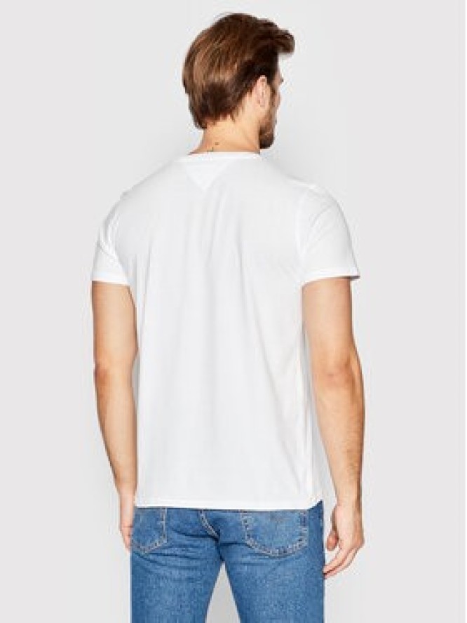 Tommy Jeans Komplet 2 t-shirtów DM0DM15381 Biały Slim Fit