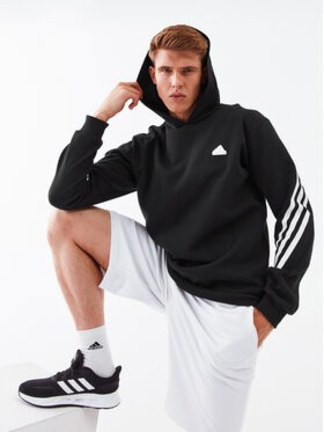 adidas Bluza Future Icons 3-Stripes IC6710 Czarny Regular Fit