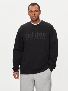 adidas Bluza ALL SZN Fleece Graphic IW1190 Czarny Regular Fit