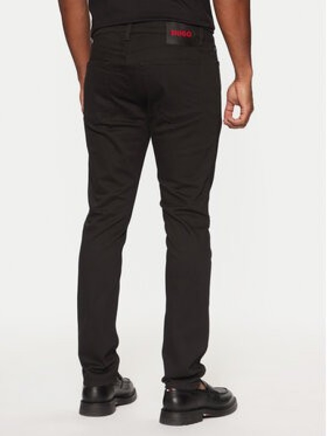 HUGO Jeansy 50522145 Czarny Extra Slim Fit