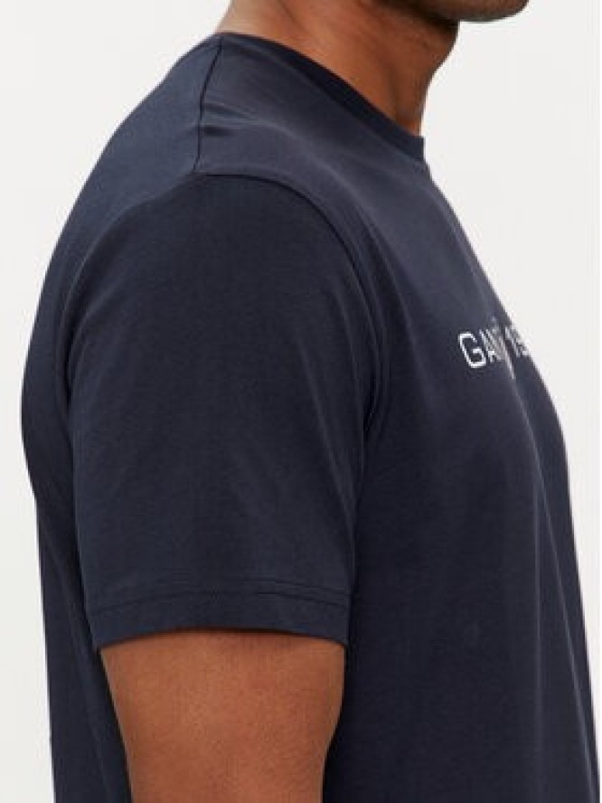 Gant T-Shirt Graphic 2003242 Granatowy Regular Fit