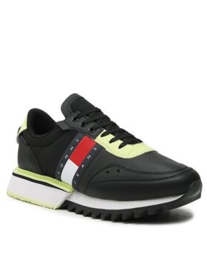 Tommy Jeans Sneakersy Cleated EM0EM01168 Czarny