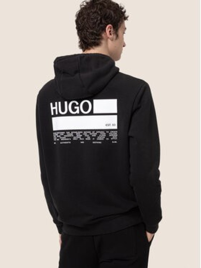 Hugo Bluza Doyano 50439133 Czarny Relaxed Fit