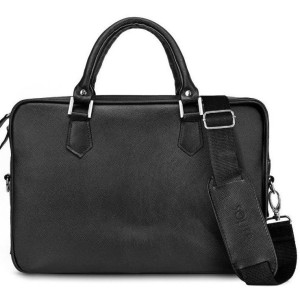Skórzana torba na laptopa Solier SL22 czarna