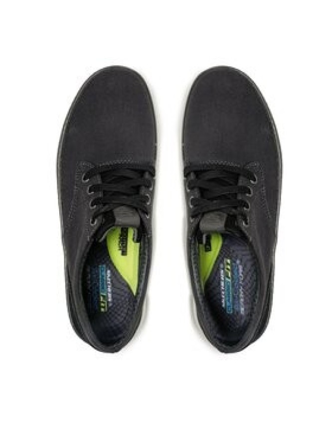 Skechers Półbuty Ederson 65981/BLK Czarny