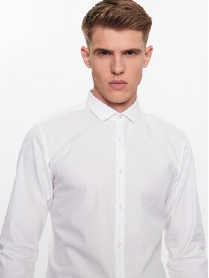 Hugo Koszula Erondo 50389769 Biały Extra Slim Fit