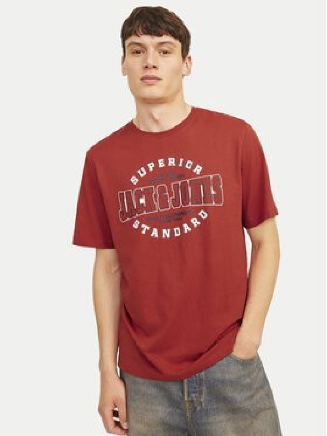 Jack&Jones T-Shirt Logo 12254862 Czerwony Standard Fit