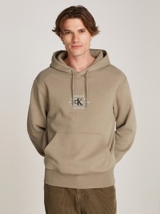 CALVIN KLEIN JEANS Bluza w kolorze jasnobrązowym rozmiar: S