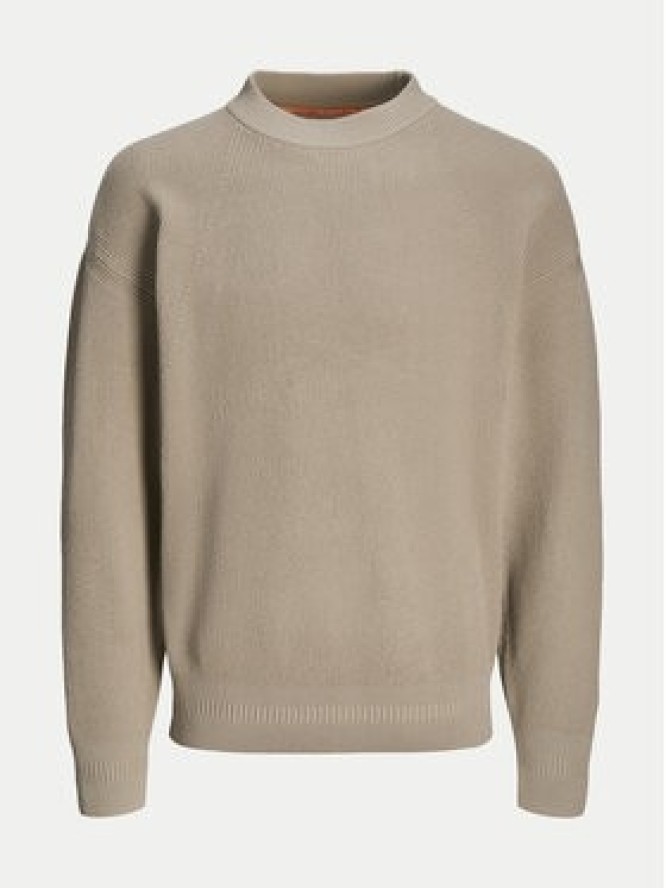 Jack&Jones Sweter 12260041 Beżowy Relaxed Fit