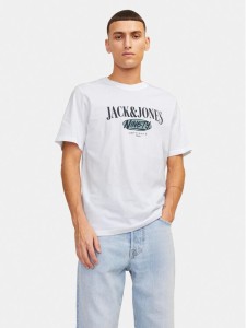 Jack&Jones T-Shirt Cobin 12250411 Biały Standard Fit