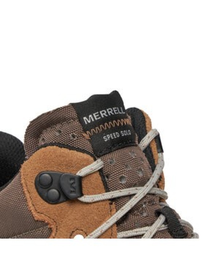 Merrell Sneakersy Speed Solo Mid Wp J004533 Brązowy