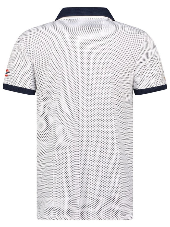 Geographical Norway Koszulka polo w kolorze białym rozmiar: S