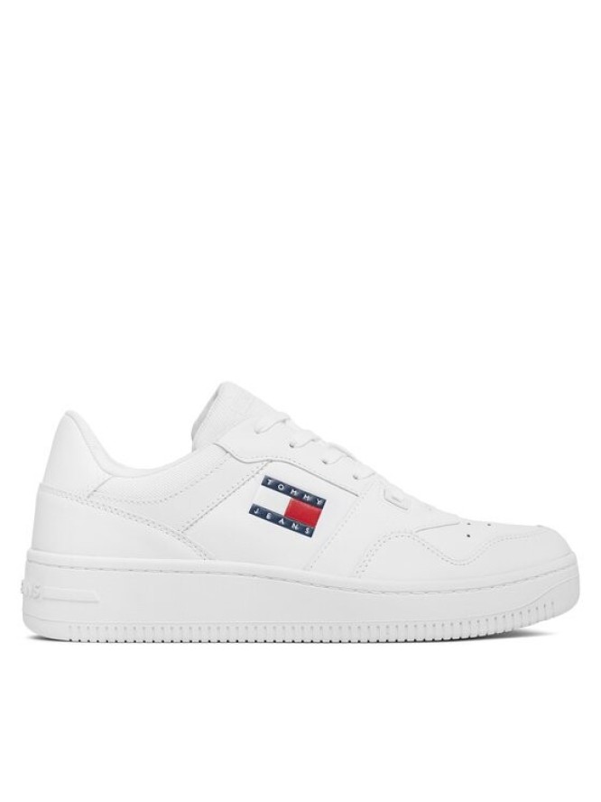 Tommy Jeans Sneakersy Tjm Retro Basket Ess EM0EM01395 Biały