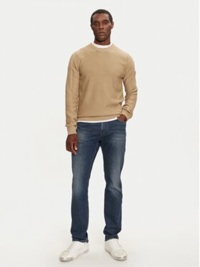 JOOP! Jeans Sweter 15 JJK-09Oweno 30042563 Beżowy Modern Fit