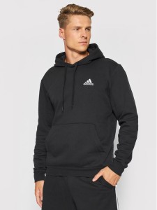 adidas Bluza Essentials Fleece GV5294 Czarny Regular Fit