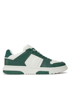 Tommy Jeans Sneakersy Tjm Leather Cupsole 2.0 EM0EM01352 Zielony