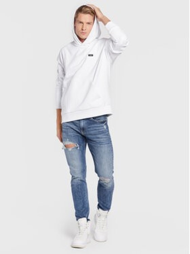 Calvin Klein Bluza K10K110606 Biały Regular Fit