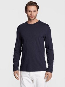 s.Oliver Longsleeve 2119126 Granatowy Regular Fit