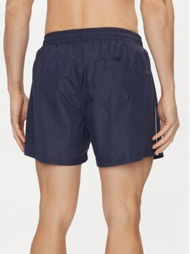 Pepe Jeans Szorty kąpielowe Logo Swimshort PMB10393 Granatowy Regular Fit