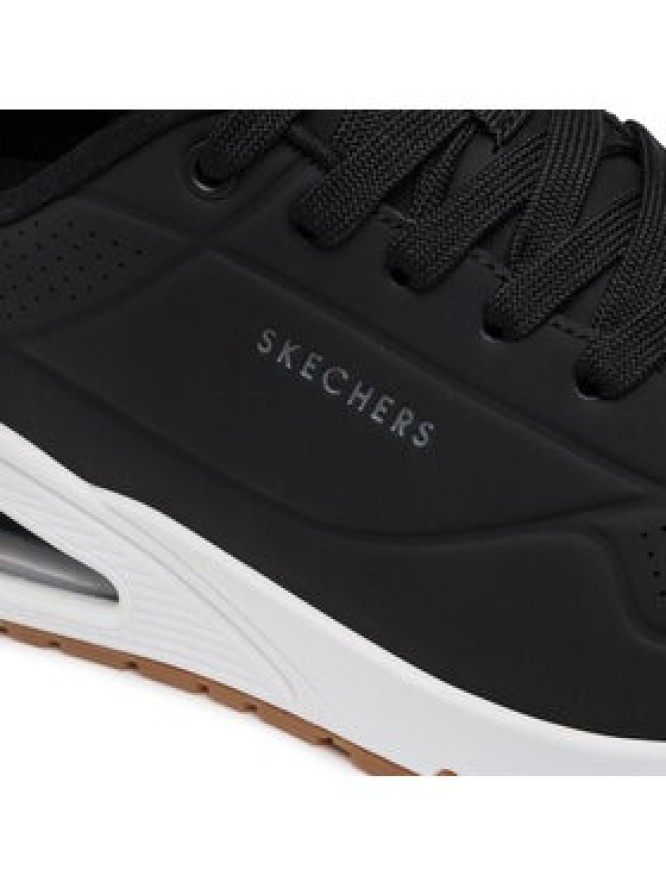 Skechers Sneakersy Uno Stand On Air 52458/BLK Czarny