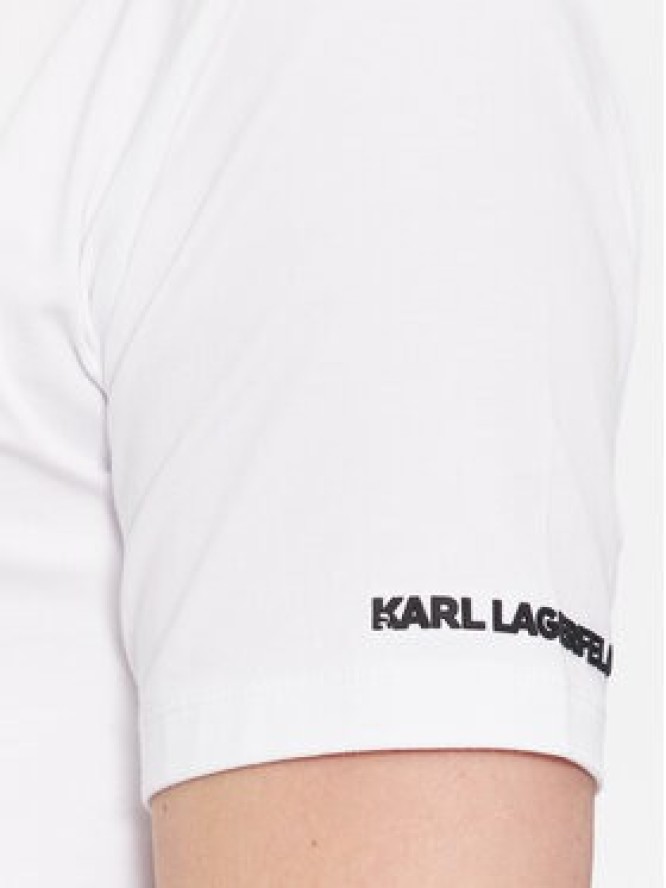 KARL LAGERFELD T-Shirt 755401 541221 Biały Regular Fit