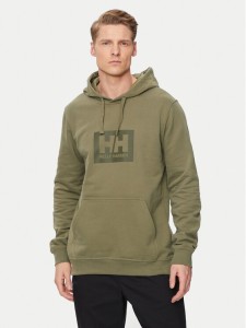 Helly Hansen Bluza Hh Box Hoodie 53289 Zielony Regular Fit