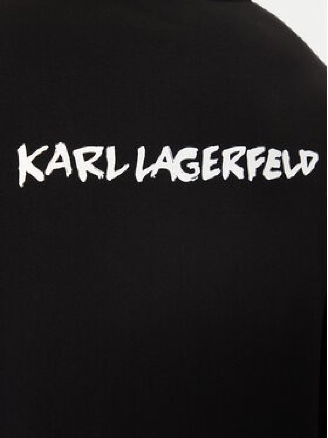 KARL LAGERFELD Bluza 705445 544908 Czarny Regular Fit